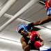 Glenville-Rec competitor Boney Hines jabs at A2 Fight boxer Arkeem Kirk during the final bout on Friday, July 19. Daniel Brenner I AnnArbor.com